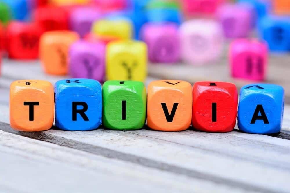 Trivia Night • 30 July, 2021 trivia