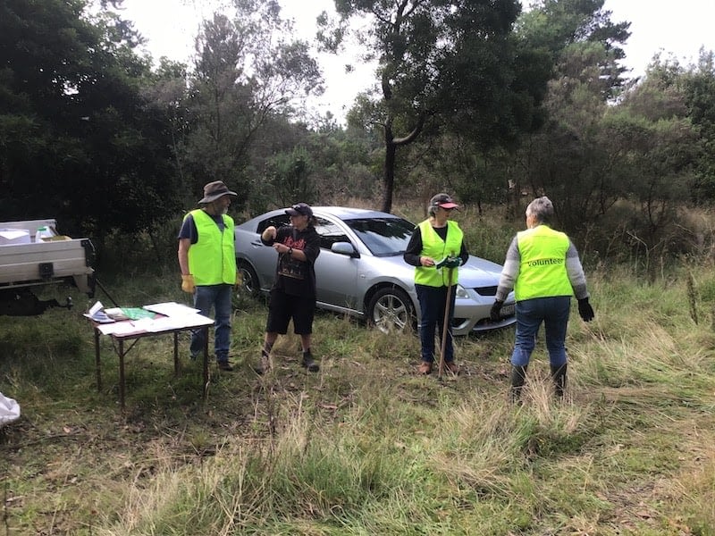 Notes from Friends of Ritchie Reserve meetup • 8 May, 2021 Volunteers at Ritchie Reserve, Korumburra