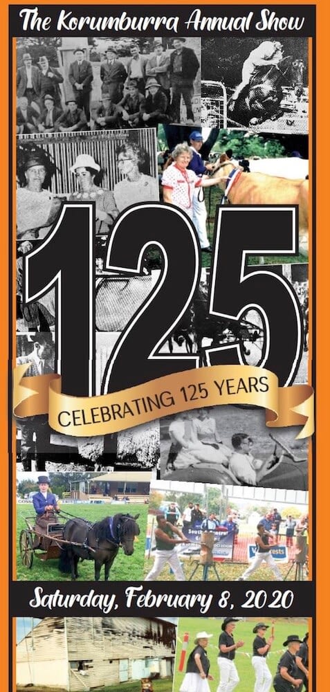 125th Korumburra Show 2020 • 21 April, 2021 Korumburra Show Schedule 2020 image