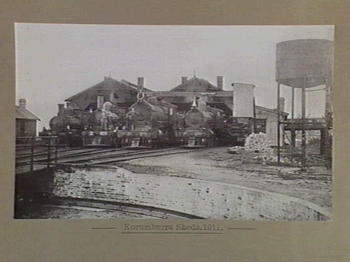 Korumburra Railway Sheds 1911